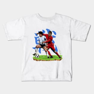 Epic Battle: God vs The Machine Kids T-Shirt